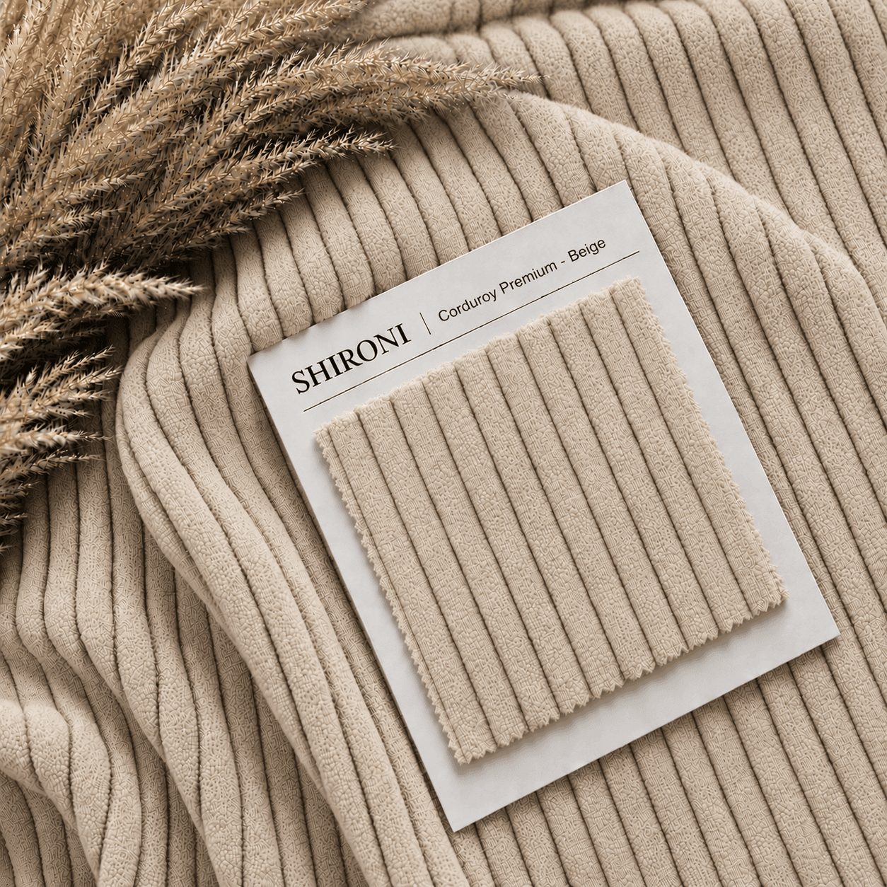 Textura Corduroy Premium Beige
